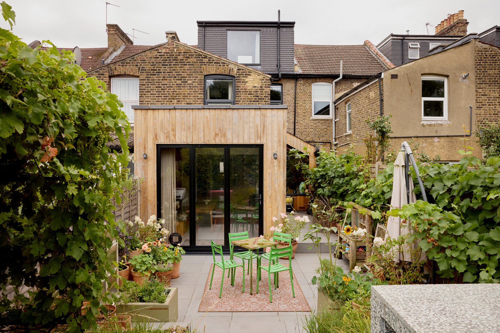 jardin maison victorienne agrandie Londres jardin maison victorienne agrandie Londres