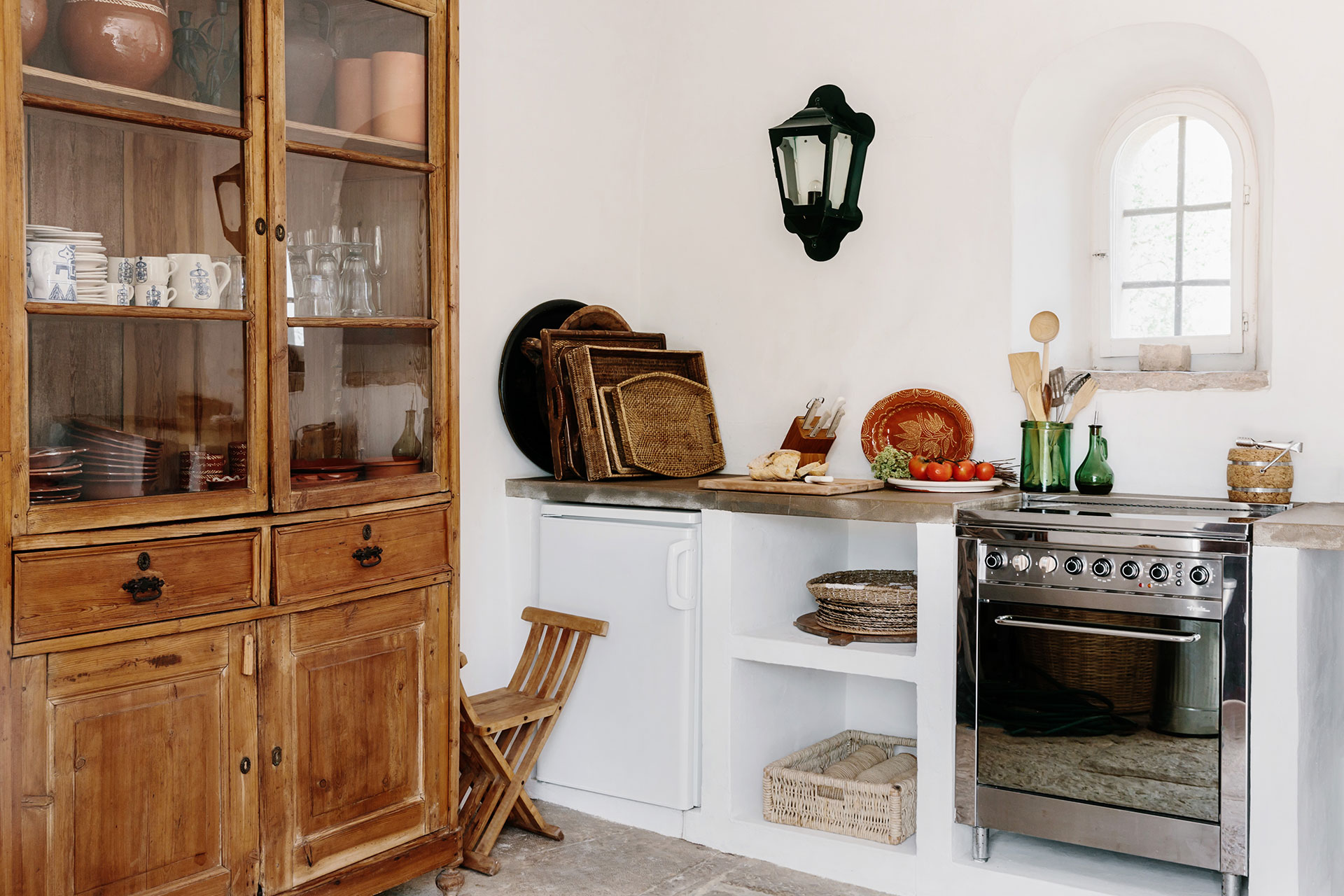 cuisine décoration rustique chic maison de campagne portugaise Monte da Palmeira cuisine décoration rustique chic maison de campagne portugaise Monte da Palmeira
