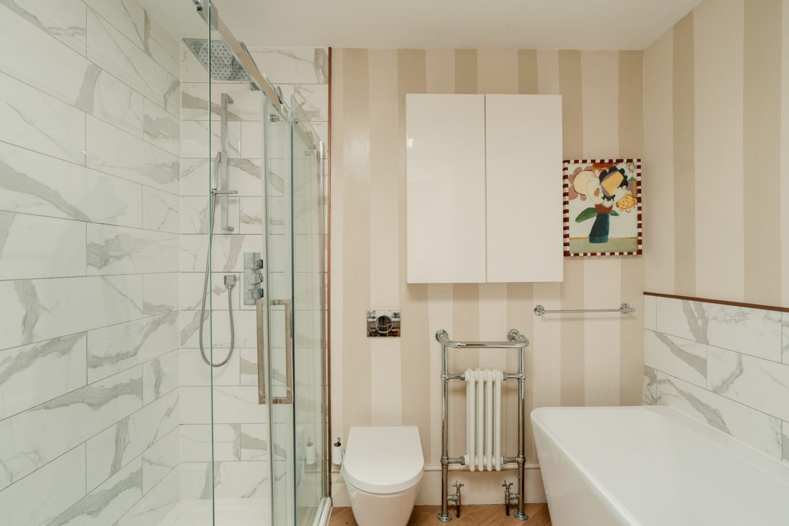 salle de bain papier-peint rayures salle de bain papier-peint rayures