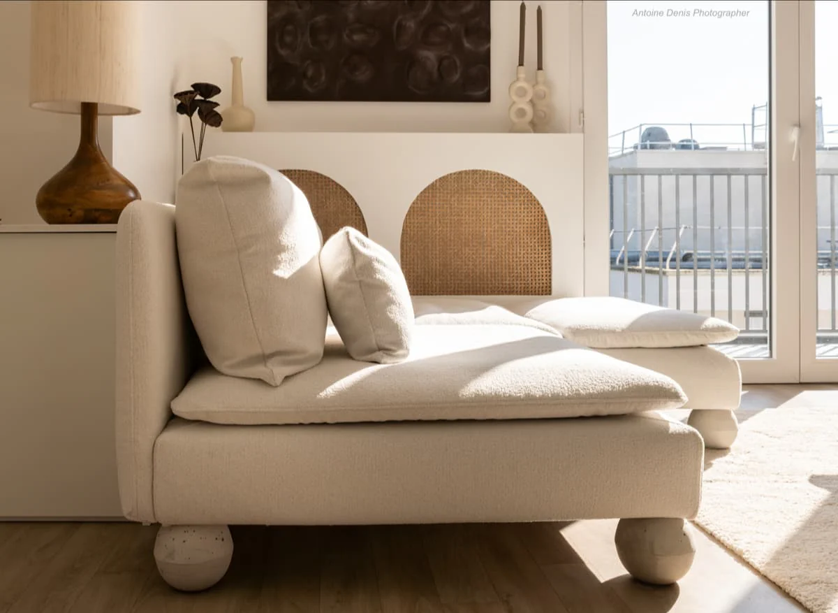 salon avec nouvelle housse de canapé IKEA Norsemaison salon avec nouvelle housse de canapé IKEA Norsemaison