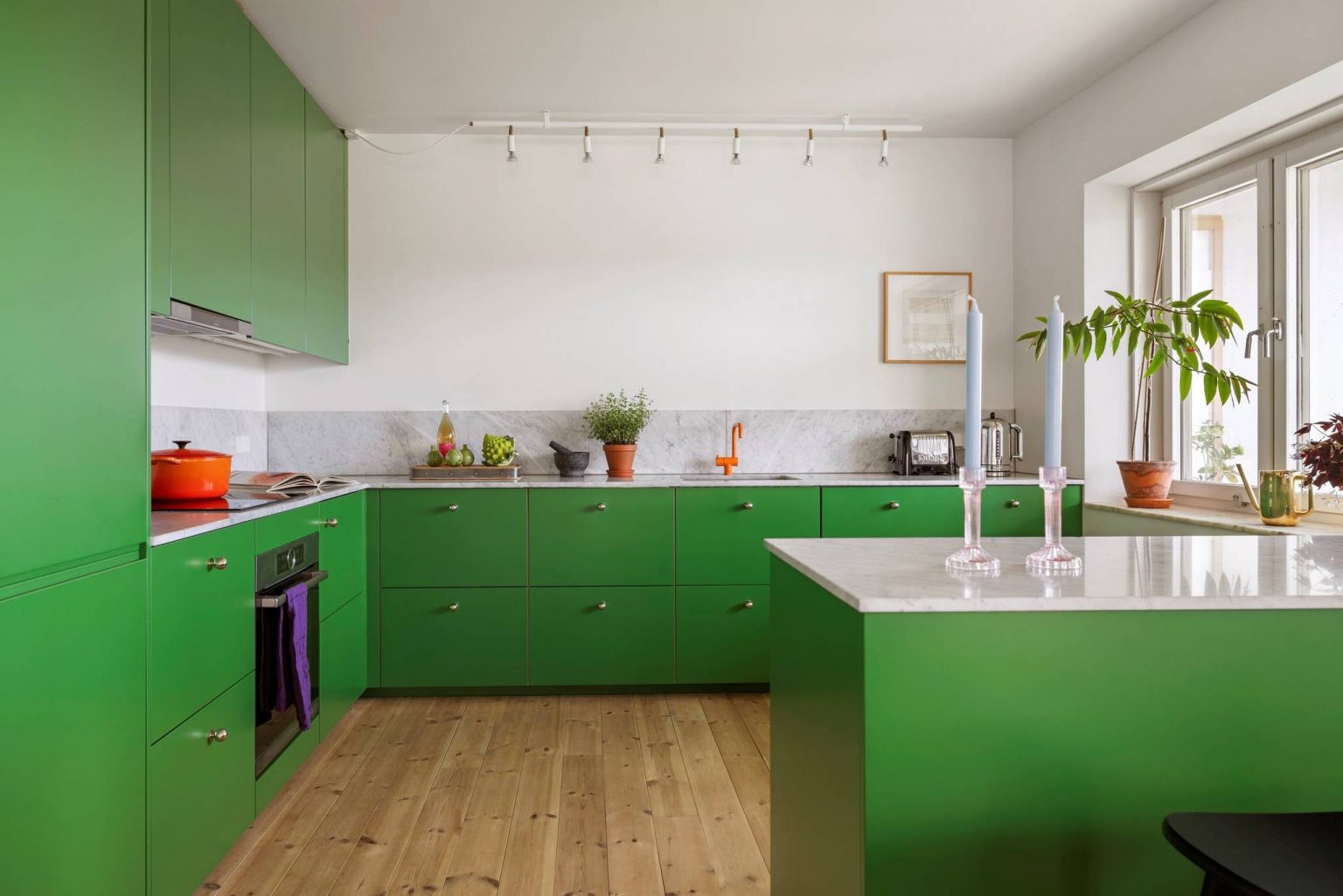 cuisine verte ouverte