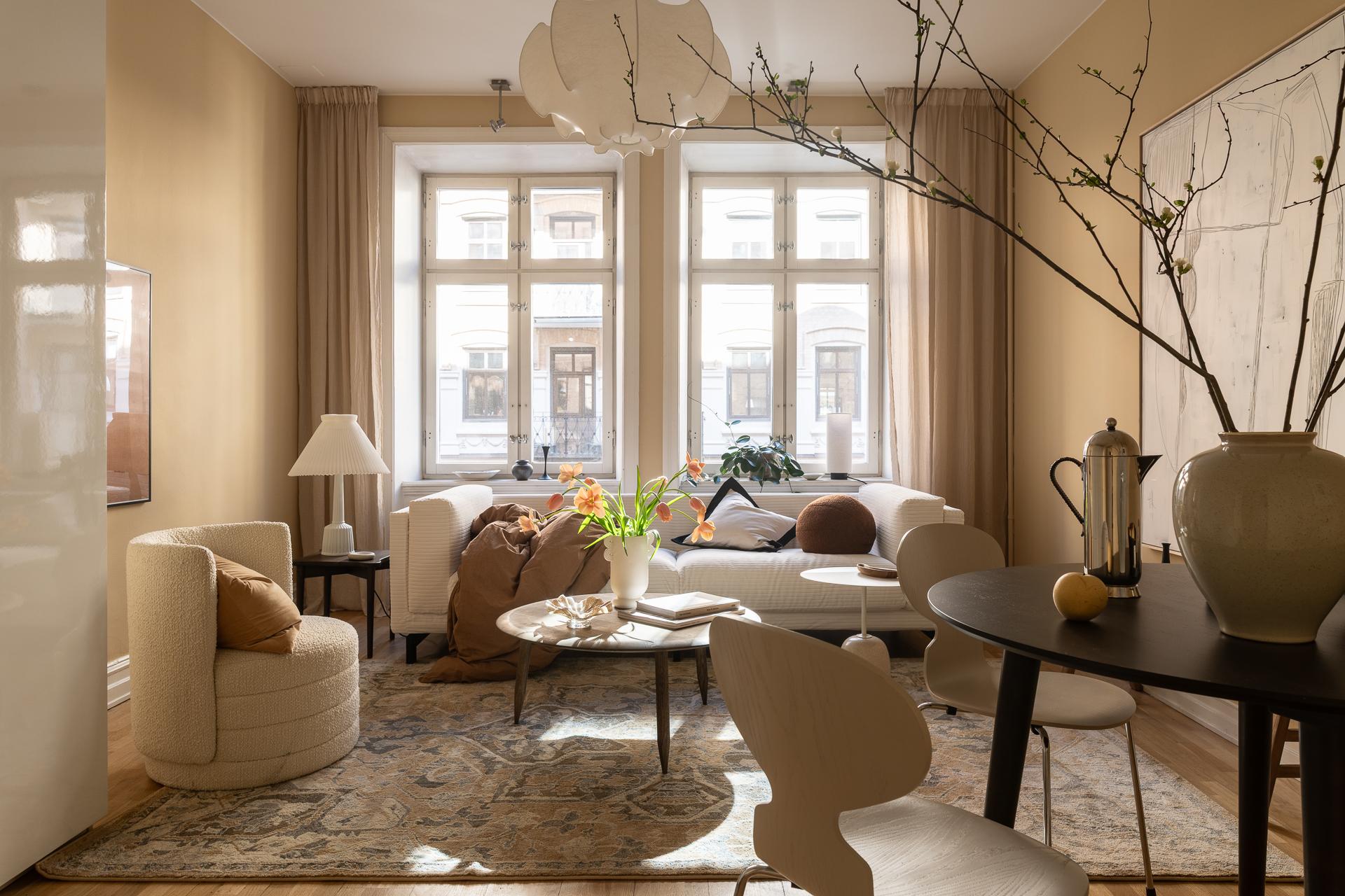 Un deux-pièces optimisé de 39m2 dans un immeuble à la beauté classique