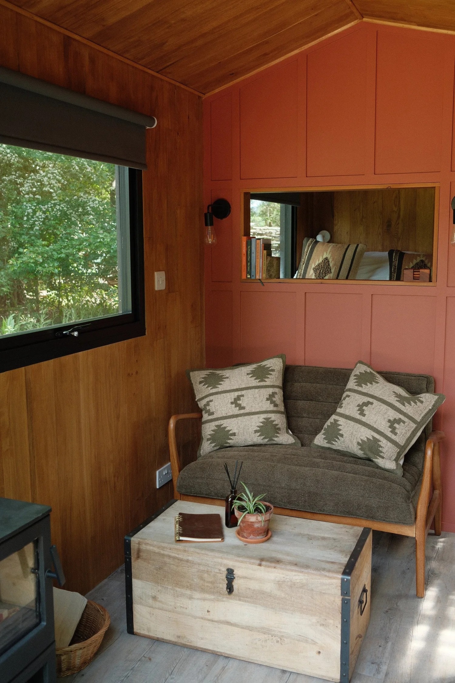 salon mini-maison scandinave dans la campagne anglaise Little Wren salon mini-maison scandinave dans la campagne anglaise Little Wren