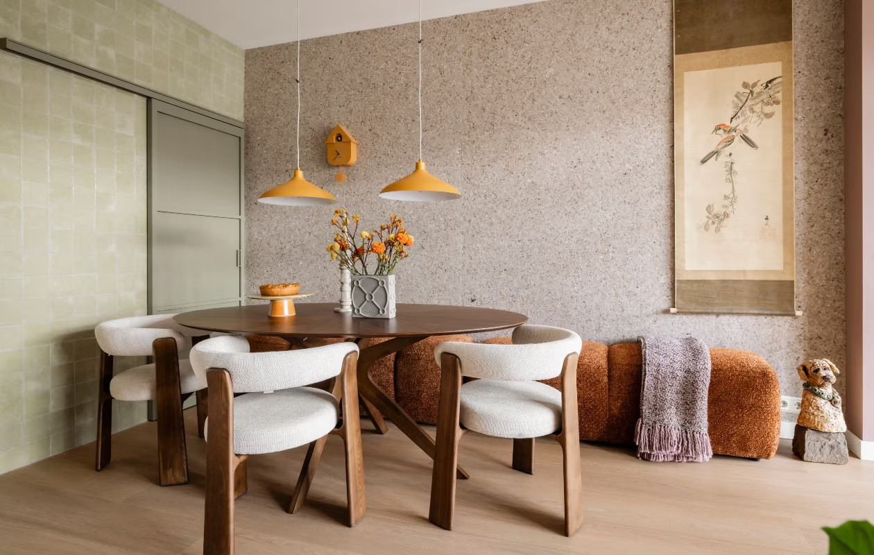 dining room soft contemporay decor by VT Wonen dining room soft contemporay decor by VT Wonen