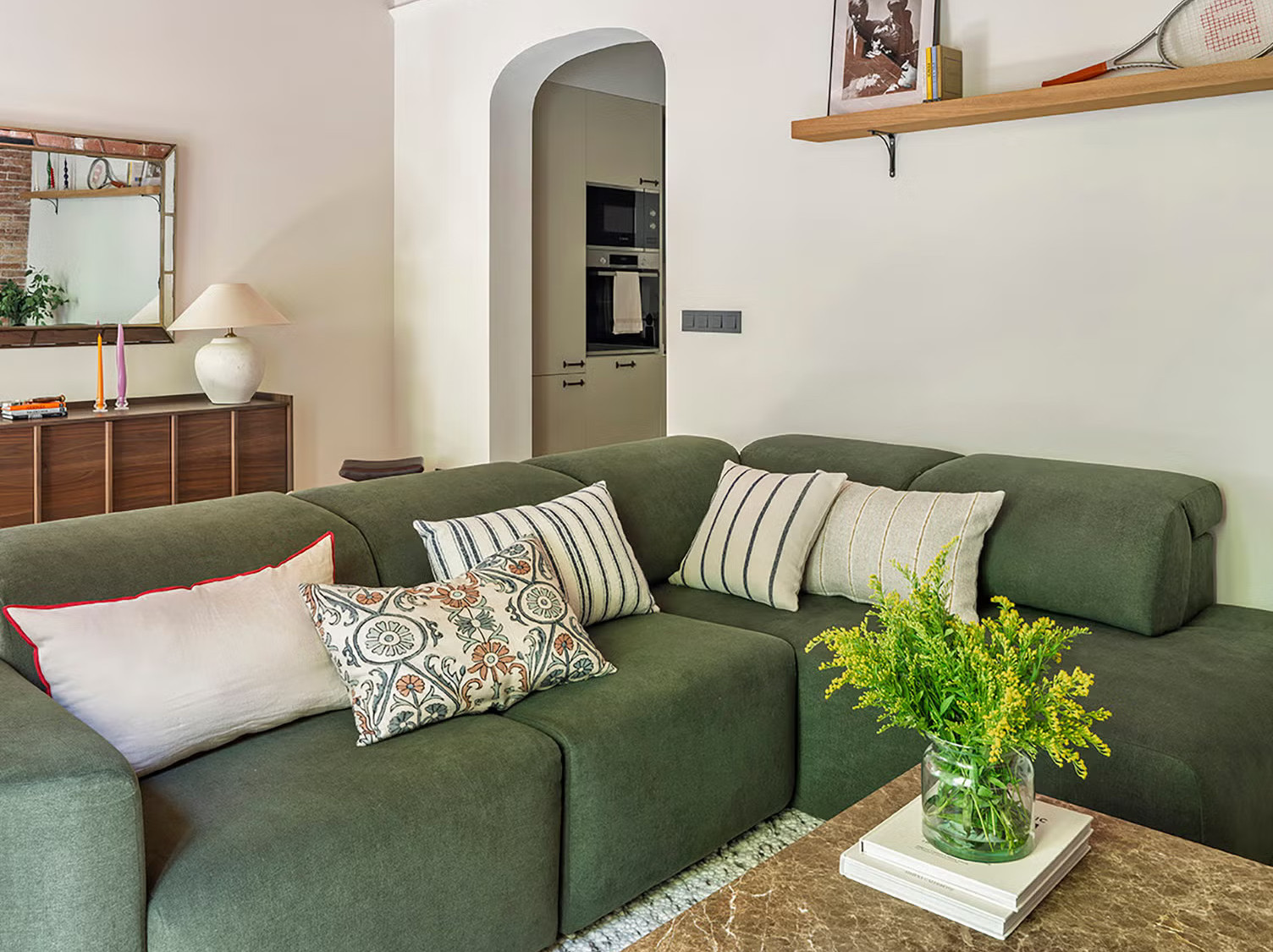 Cet appartement ancien sans rénovation lourde à Barcelone est une vraie réussite !