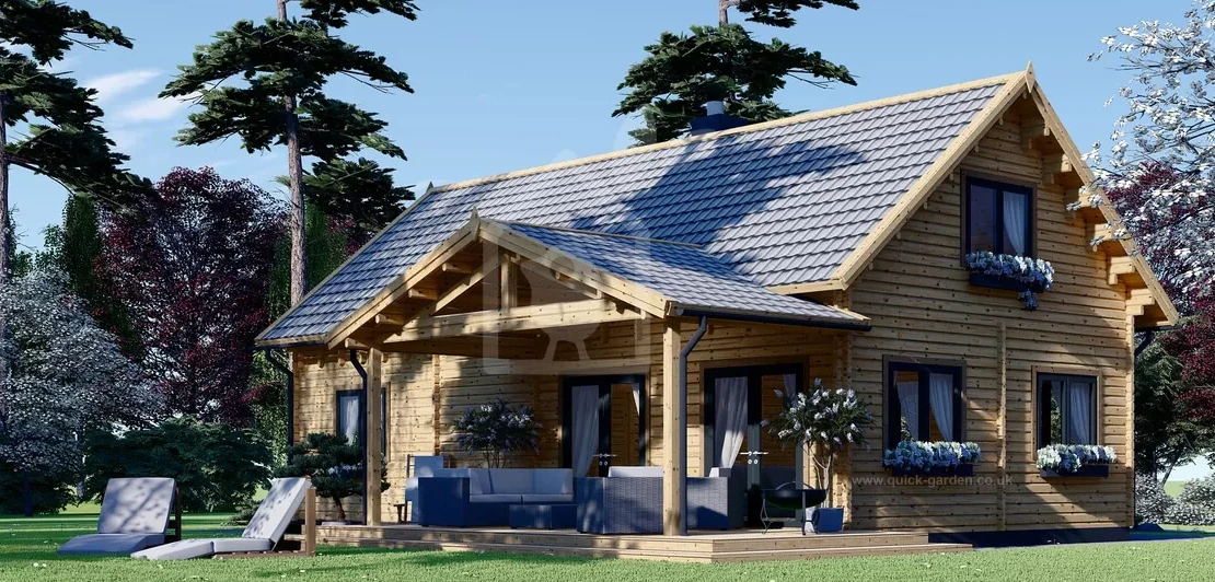 Une maison préfabriquée en bois de 132m2 à moins de 50.000€ en France, c'est possible !