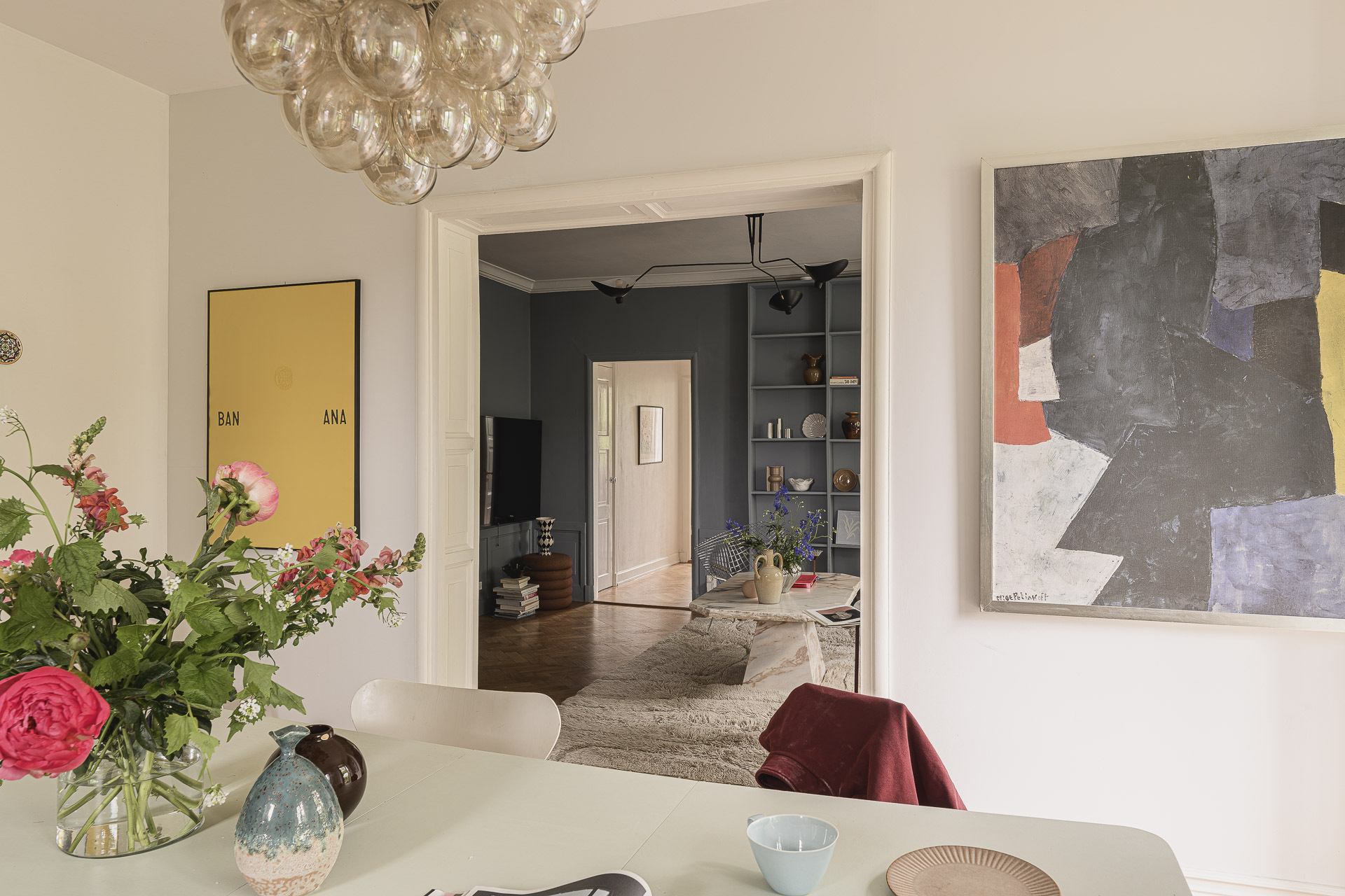 dining room Scandinavian decor in a period Swedish interior dining room Scandinavian decor in a period Swedish interior
