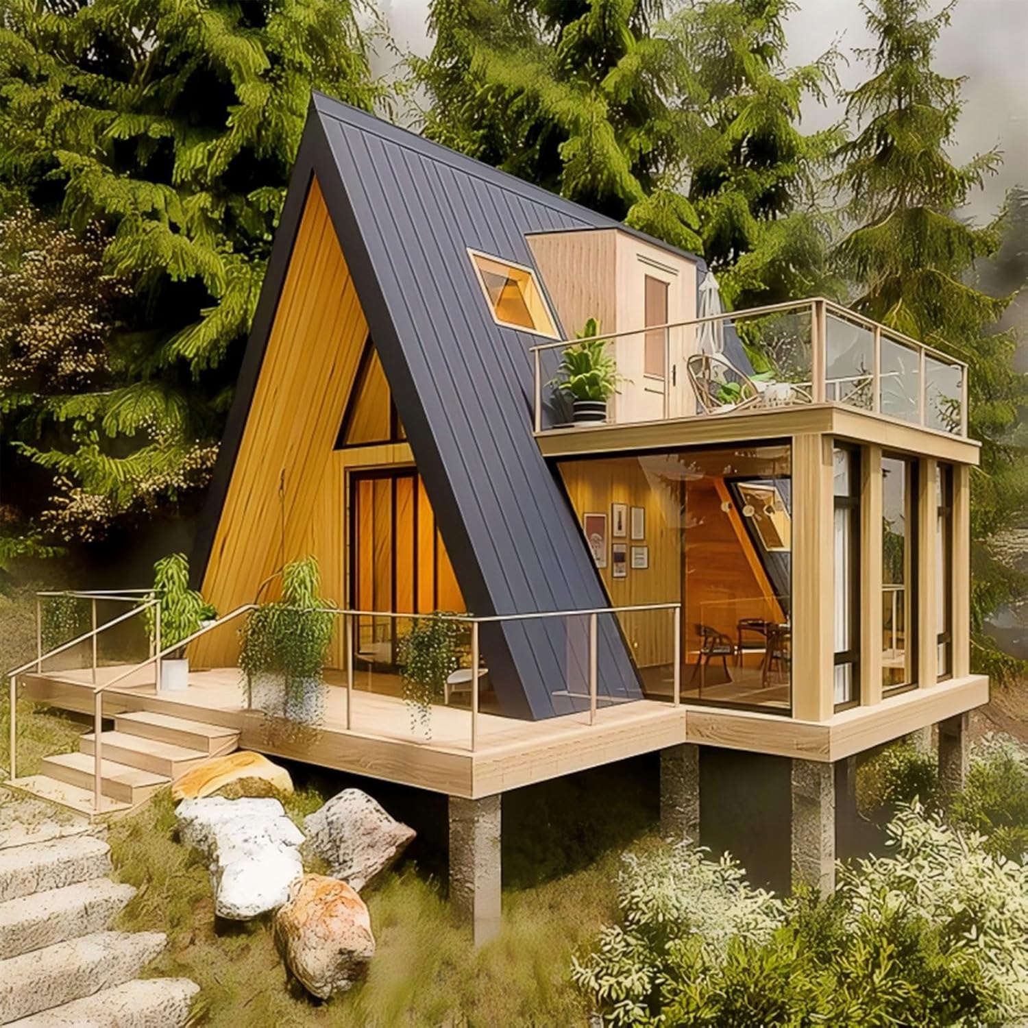A-frame home Amazon