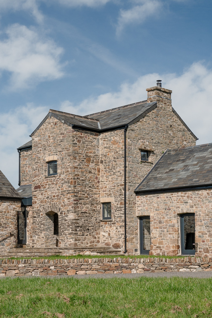 Welsh stone house Welsh stone house