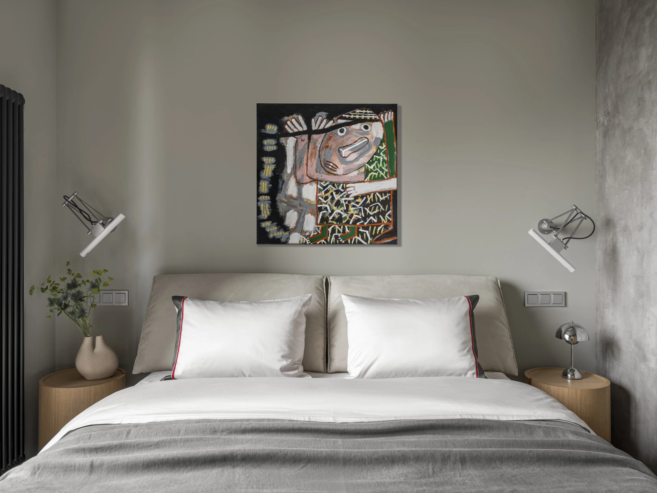 chambre grise appartement design de 39m2 chambre grise appartement design de 39m2