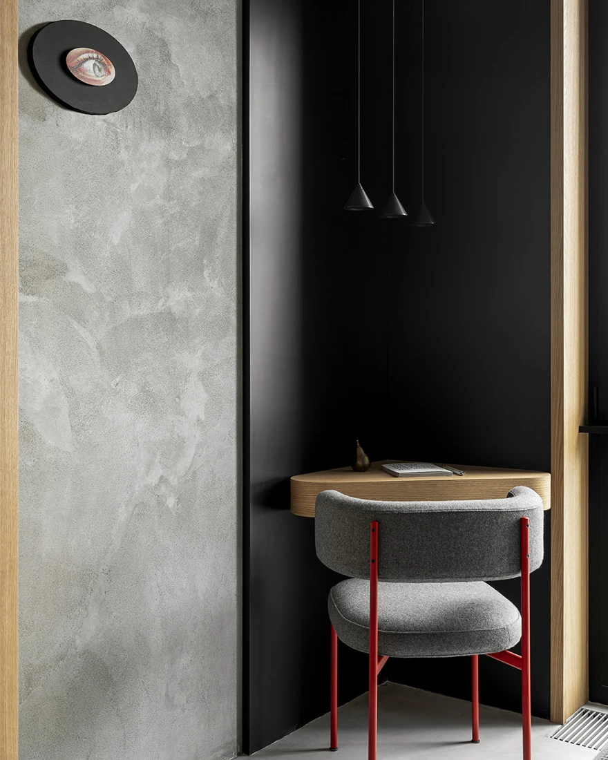 espace bureau design dans chambre grise espace bureau design dans chambre grise