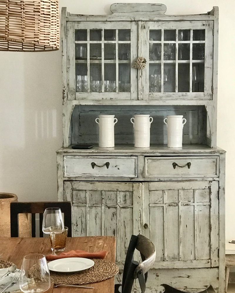 dining room rustic chic decor renovated trullo in Puglia Trullo Falco
