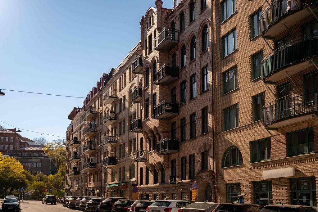 Swedish brick building Swedish brick building