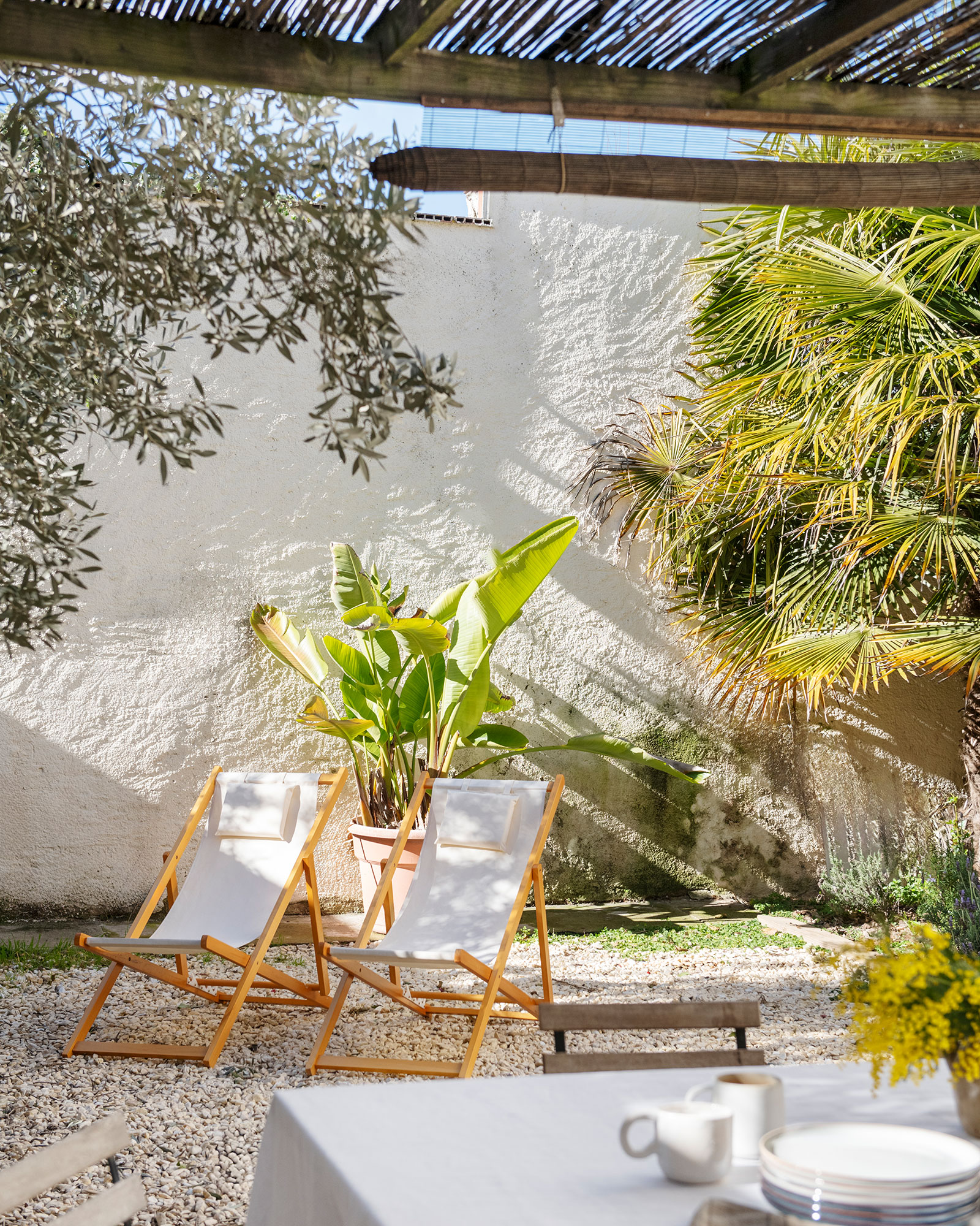 patio with pergola Casa Maltesa