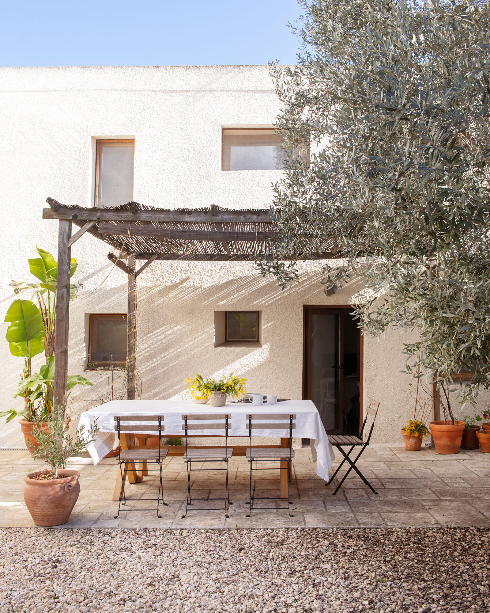 patio with pergola Casa Maltesa