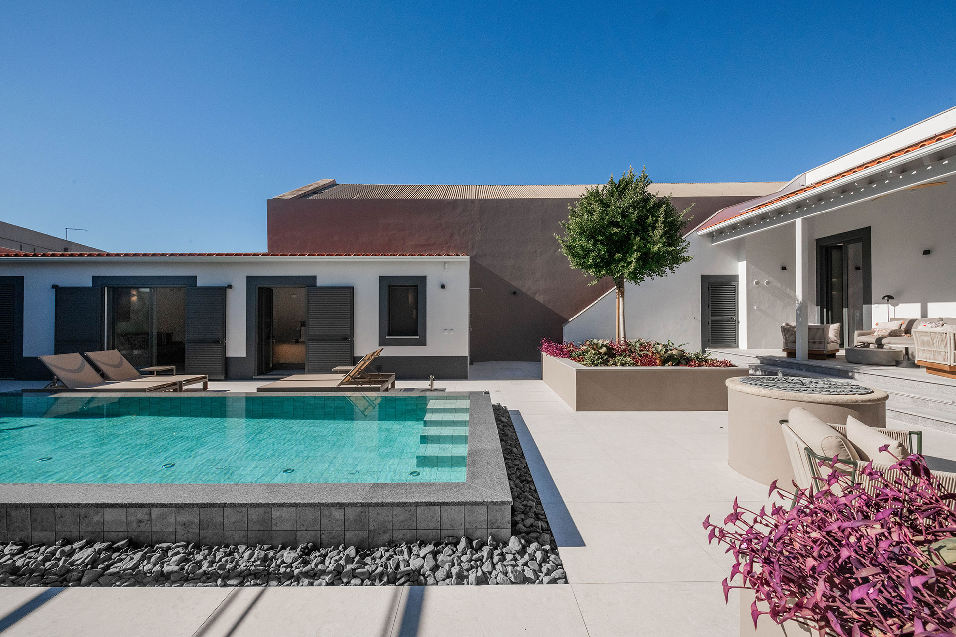 terrace with pool Casa Dima Algarve