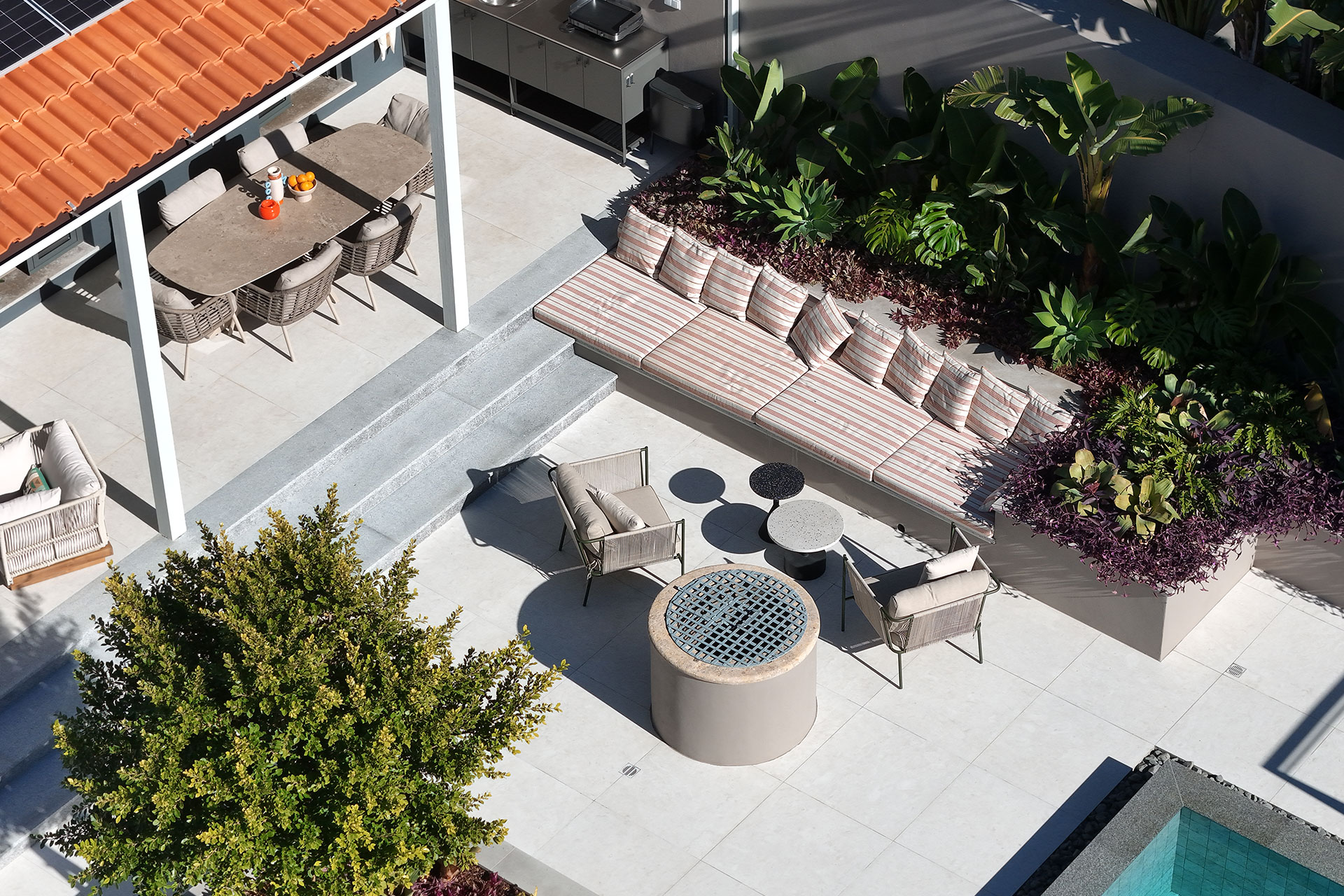 terrace with pool Casa Dima Algarve