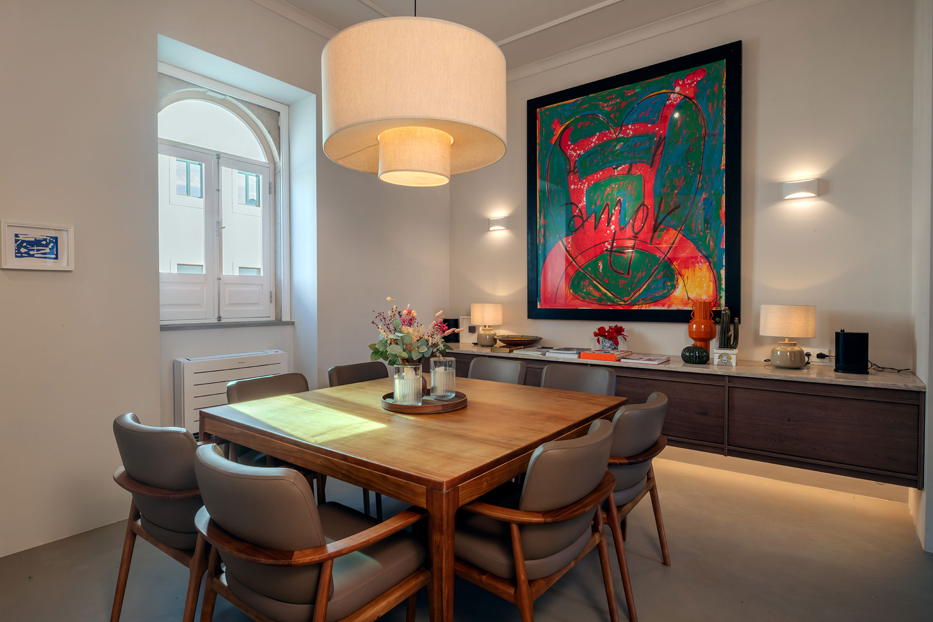 dining room contemporary decor Casa Dima Algarve