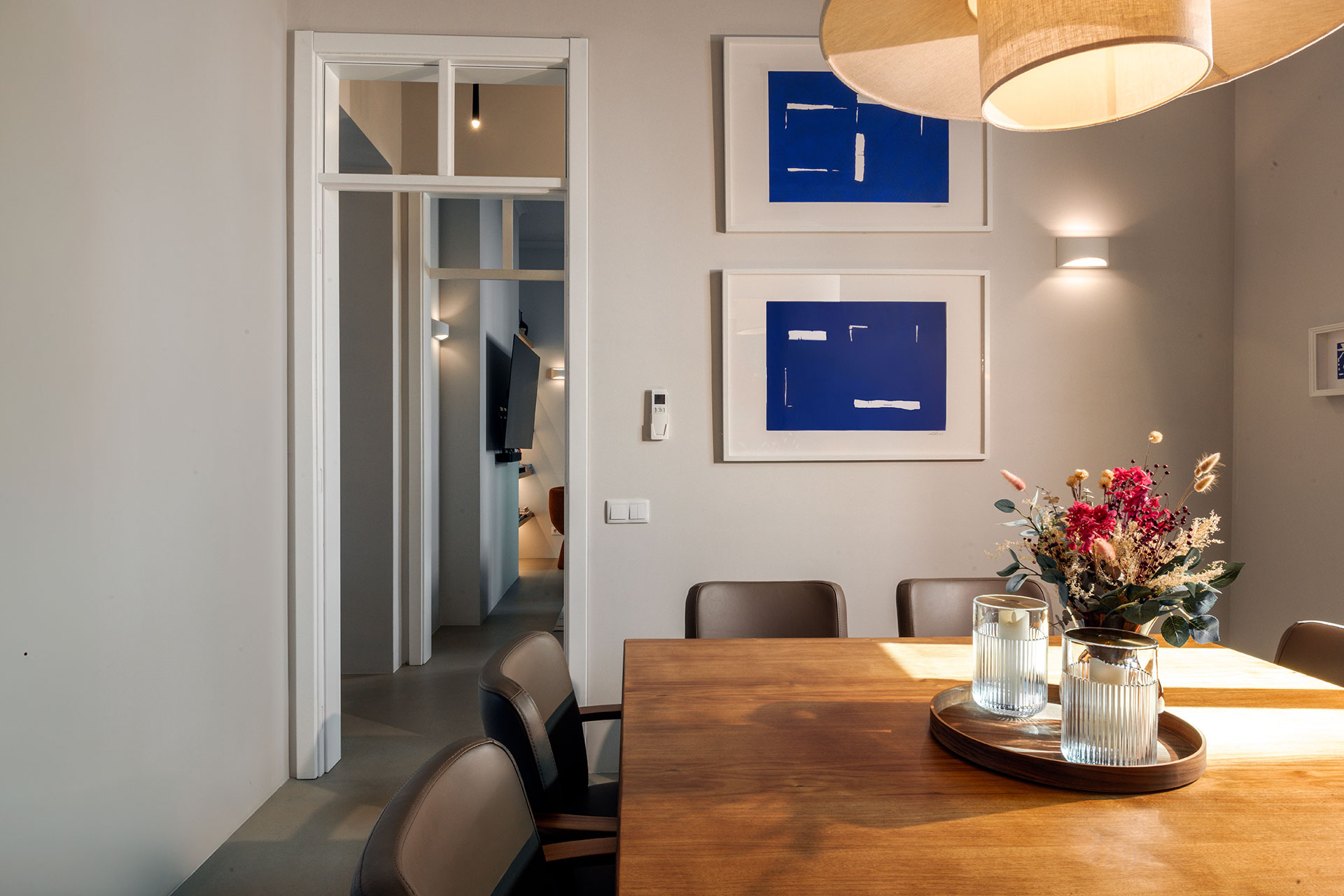 dining room contemporary decor Casa Dima Algarve