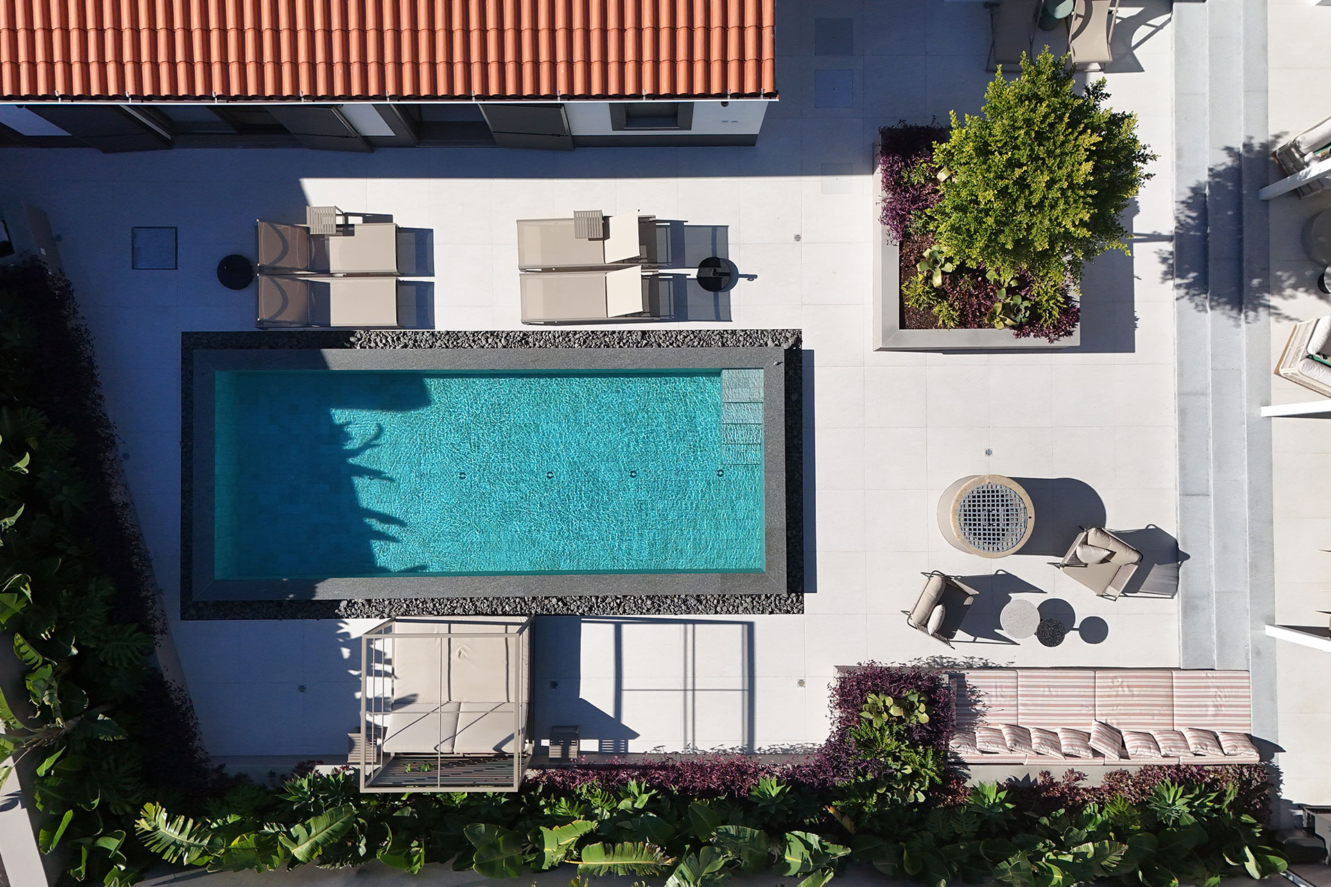 terrace with pool Casa Dima Algarve
