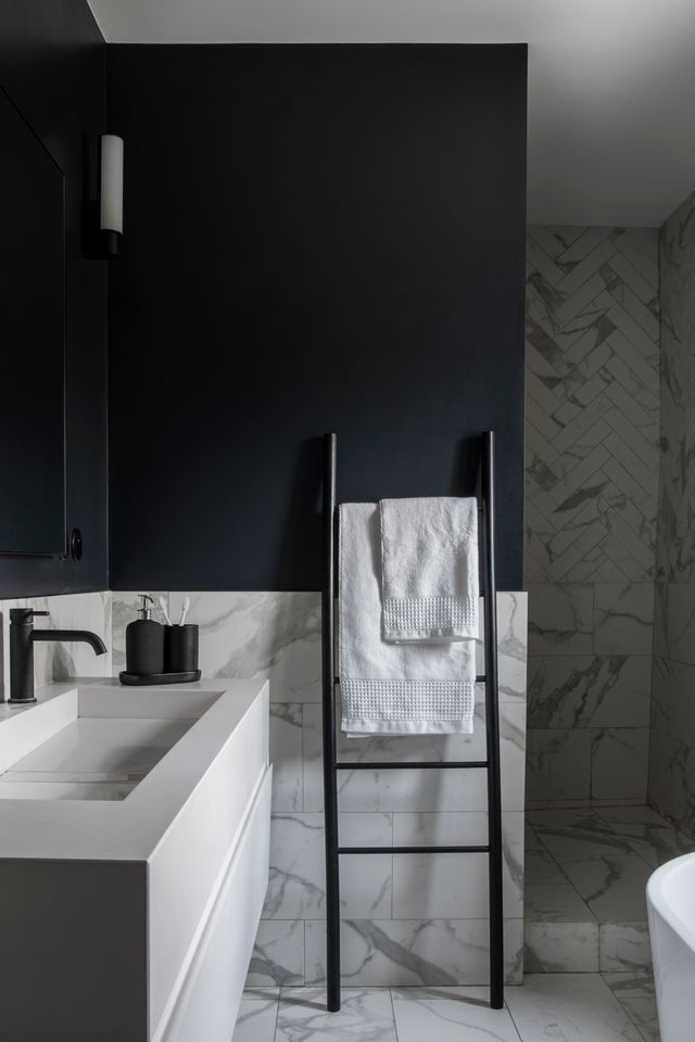 bathroom contemporay decor Photo: ©Pauline Legoff bathroom contemporay decor Photo: ©Pauline Legoff