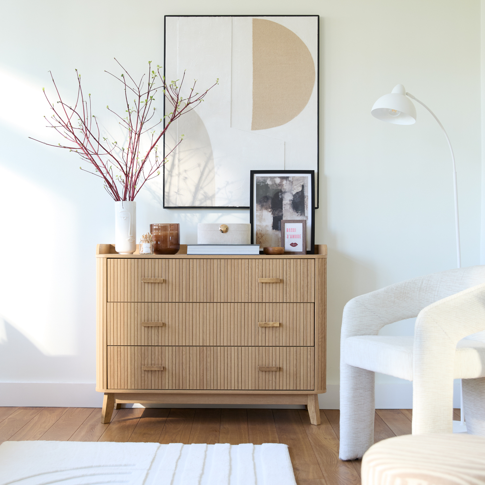 salon avec commode bois BUT