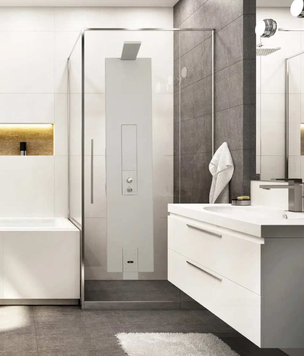 water-recycling shower IKEA