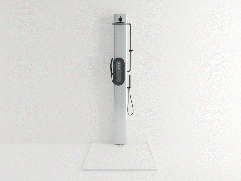 Système douche à recyclage d'eau ILYA