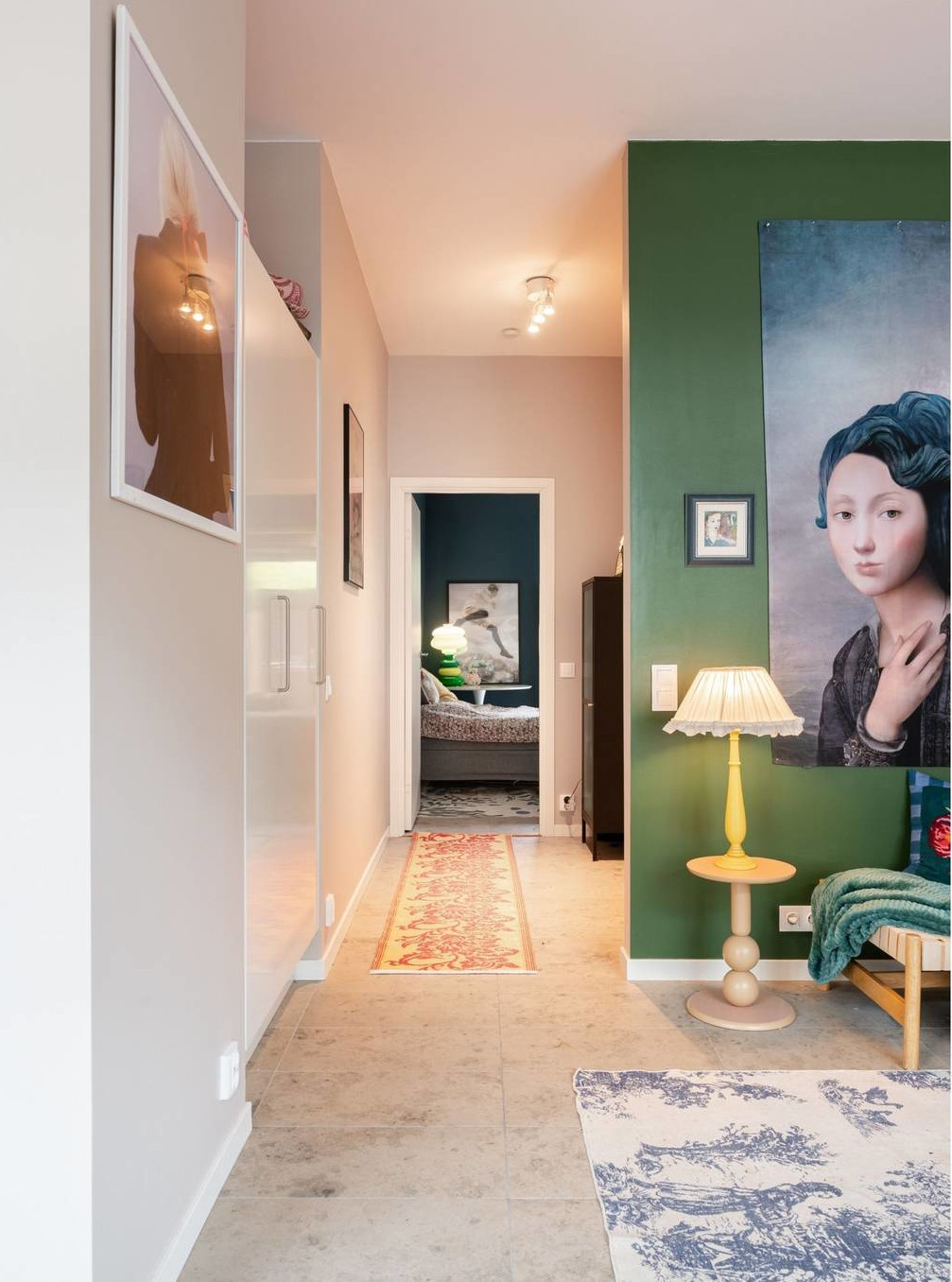 hallway to bedroom