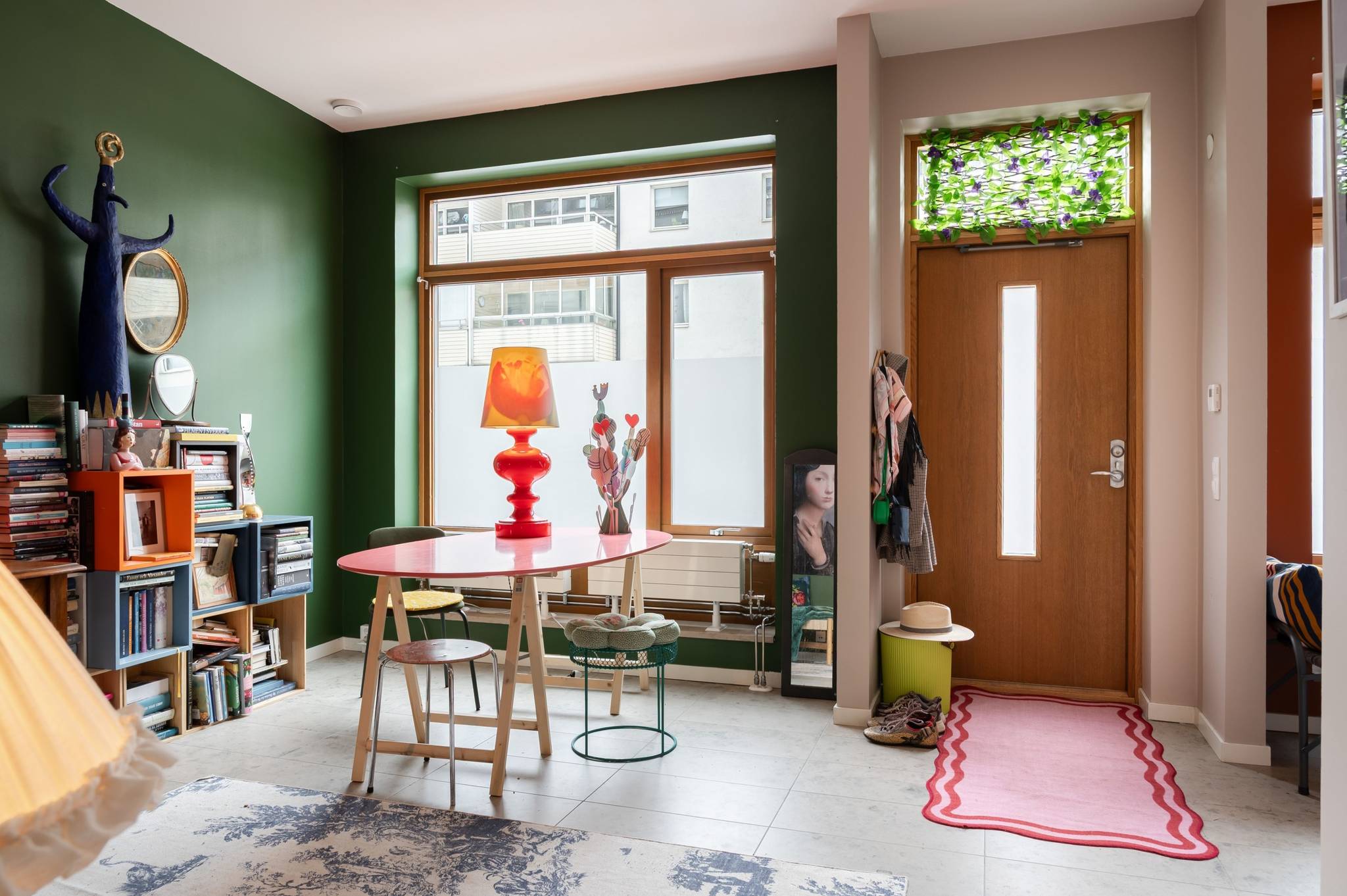 entryway and dining room
