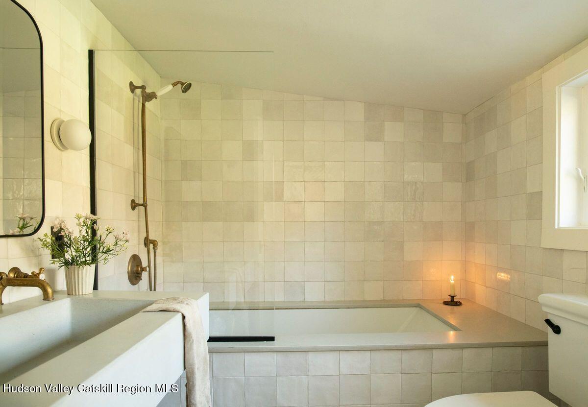 bathroom white zelliges tiles Garrett Stickles House bathroom white zelliges tiles Garrett Stickles House