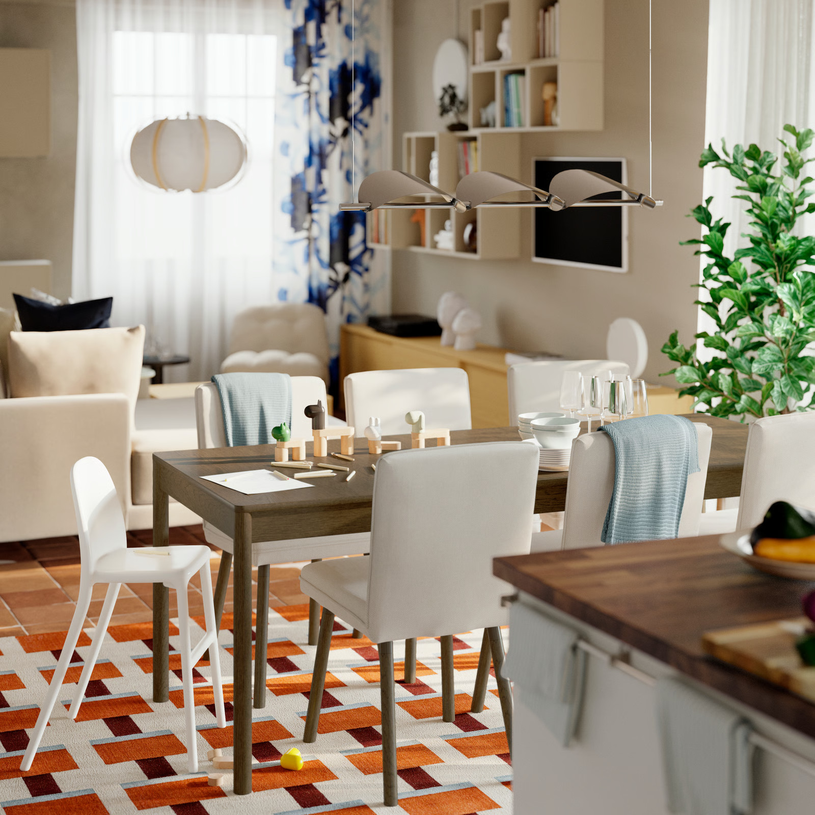 salon décoration contemporaine