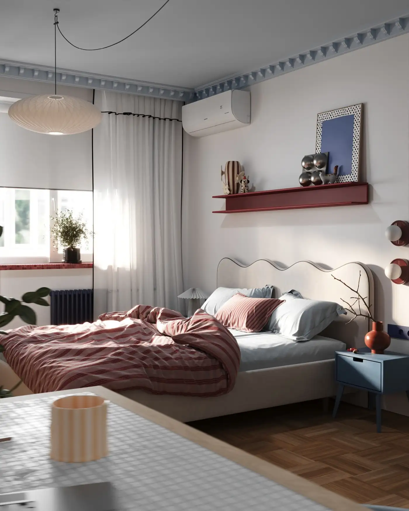 home office and bedroom with moldings optimized 38sqm studio home office and bedroom with moldings optimized 38sqm studio