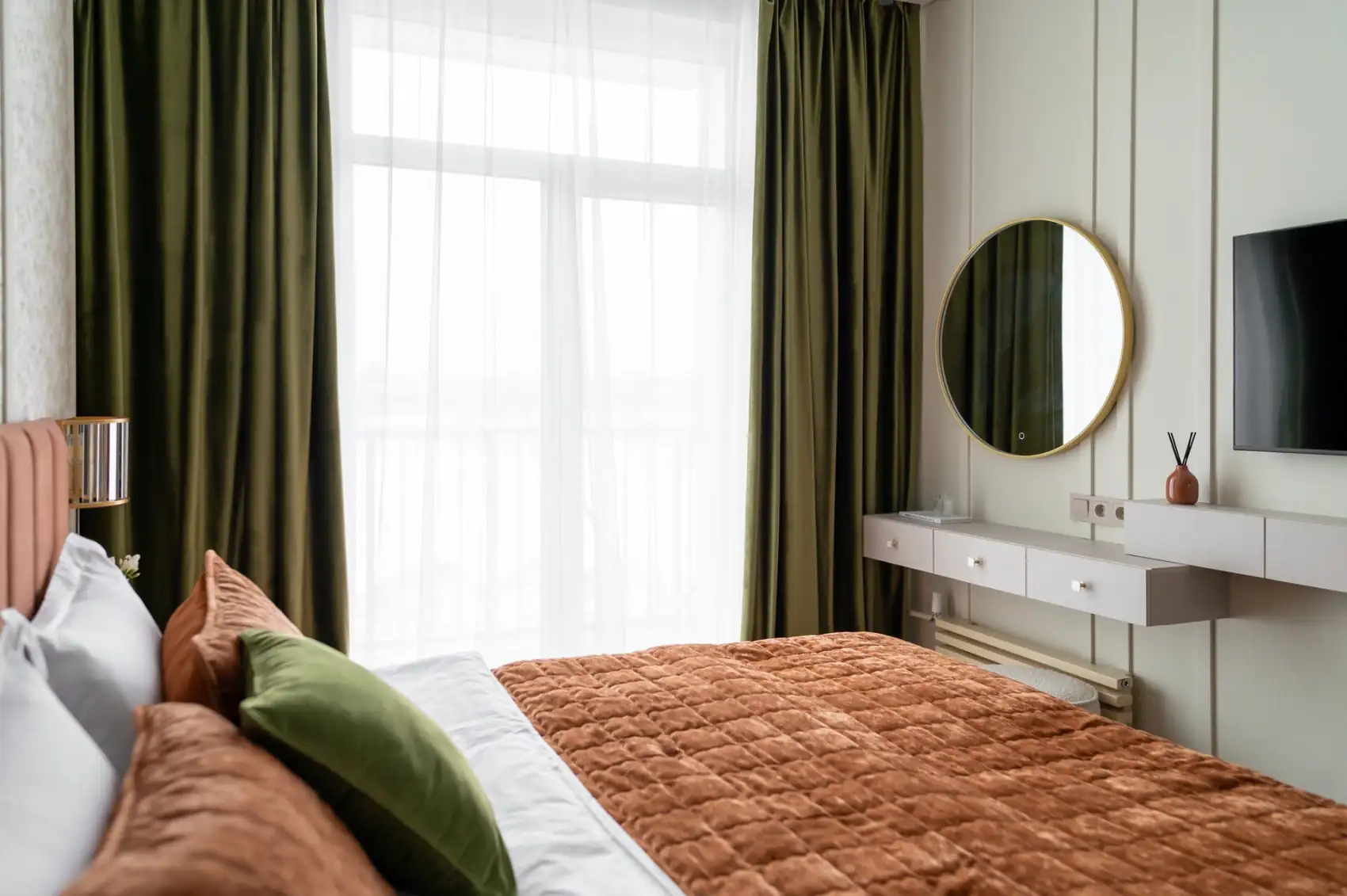 bedroom 61sqm two-room apartement contemporary decor bedroom 61sqm two-room apartement contemporary decor