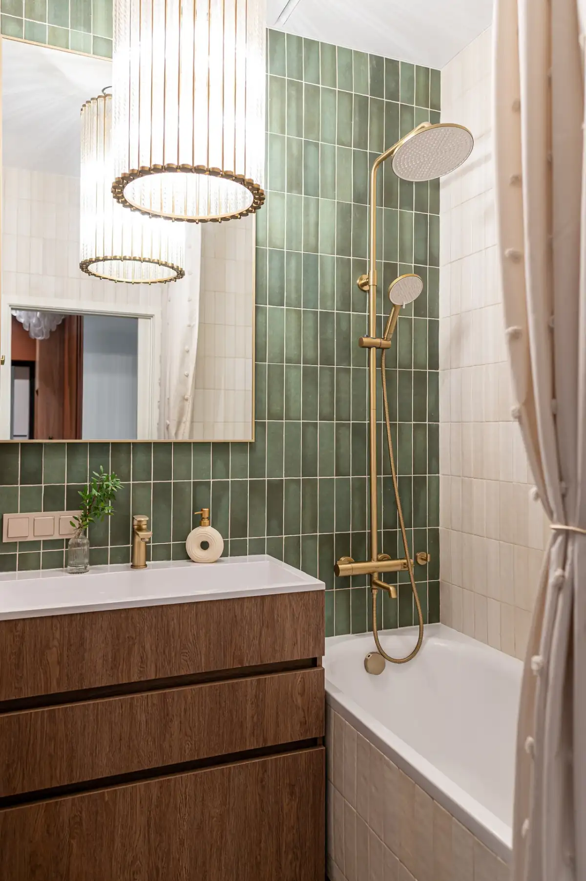 green and wood bathroom green and wood bathroom