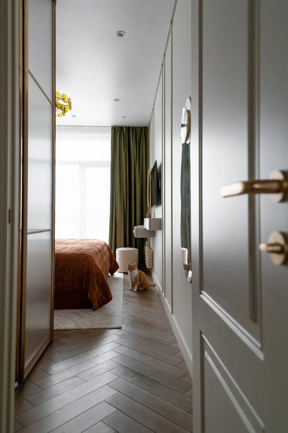 bedroom 61sqm two-room apartement contemporary decor bedroom 61sqm two-room apartement contemporary decor