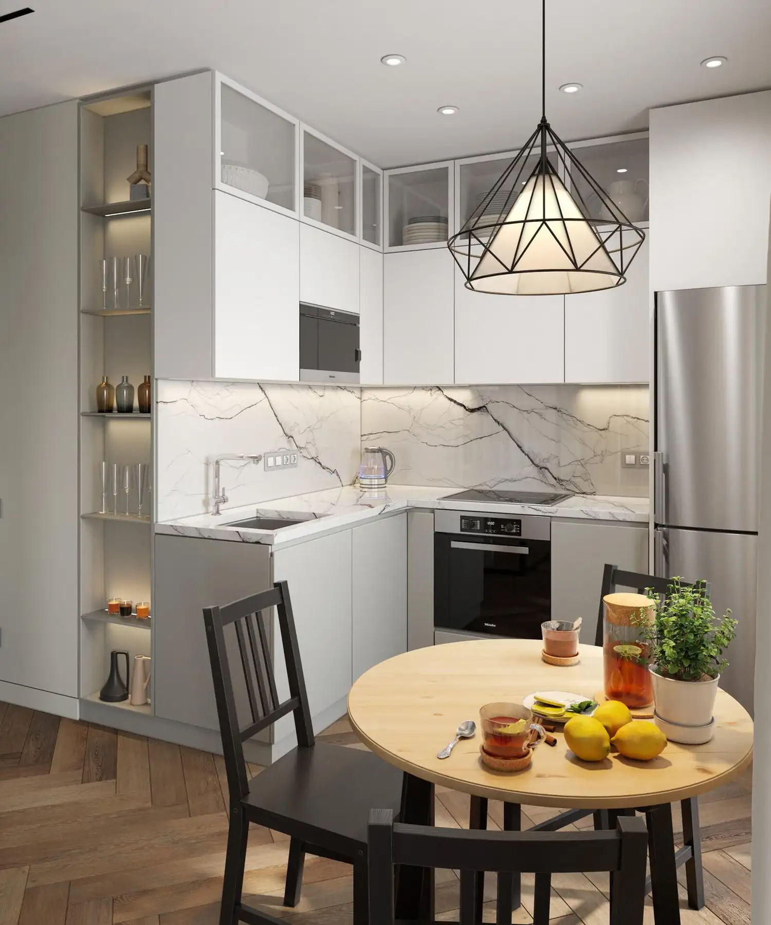 white open kitchen white open kitchen