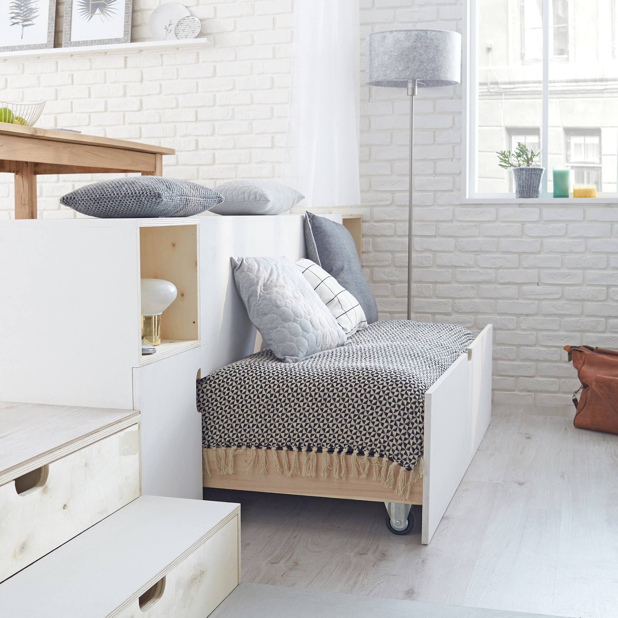 bedroom hidden under a platform bedroom hidden under a platform