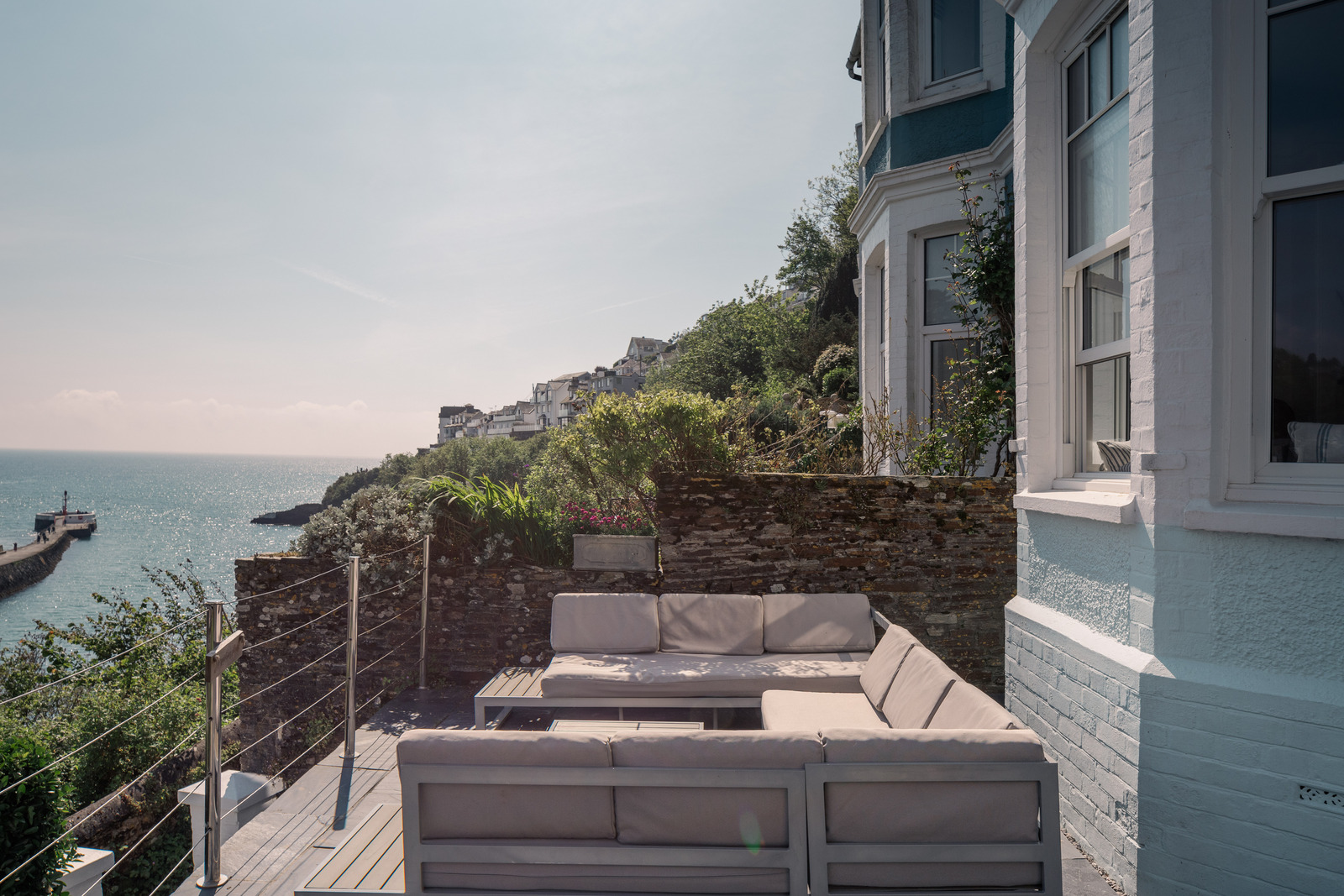 terraced Victorian house near the sea