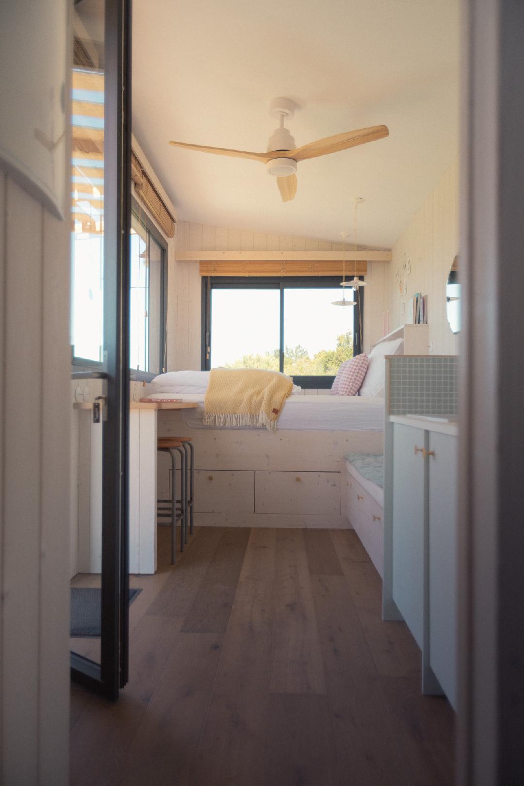 interior tiny house Pepiite Gorges de l interior tiny house Pepiite Gorges de l'Ardèche by Plume Habitat
