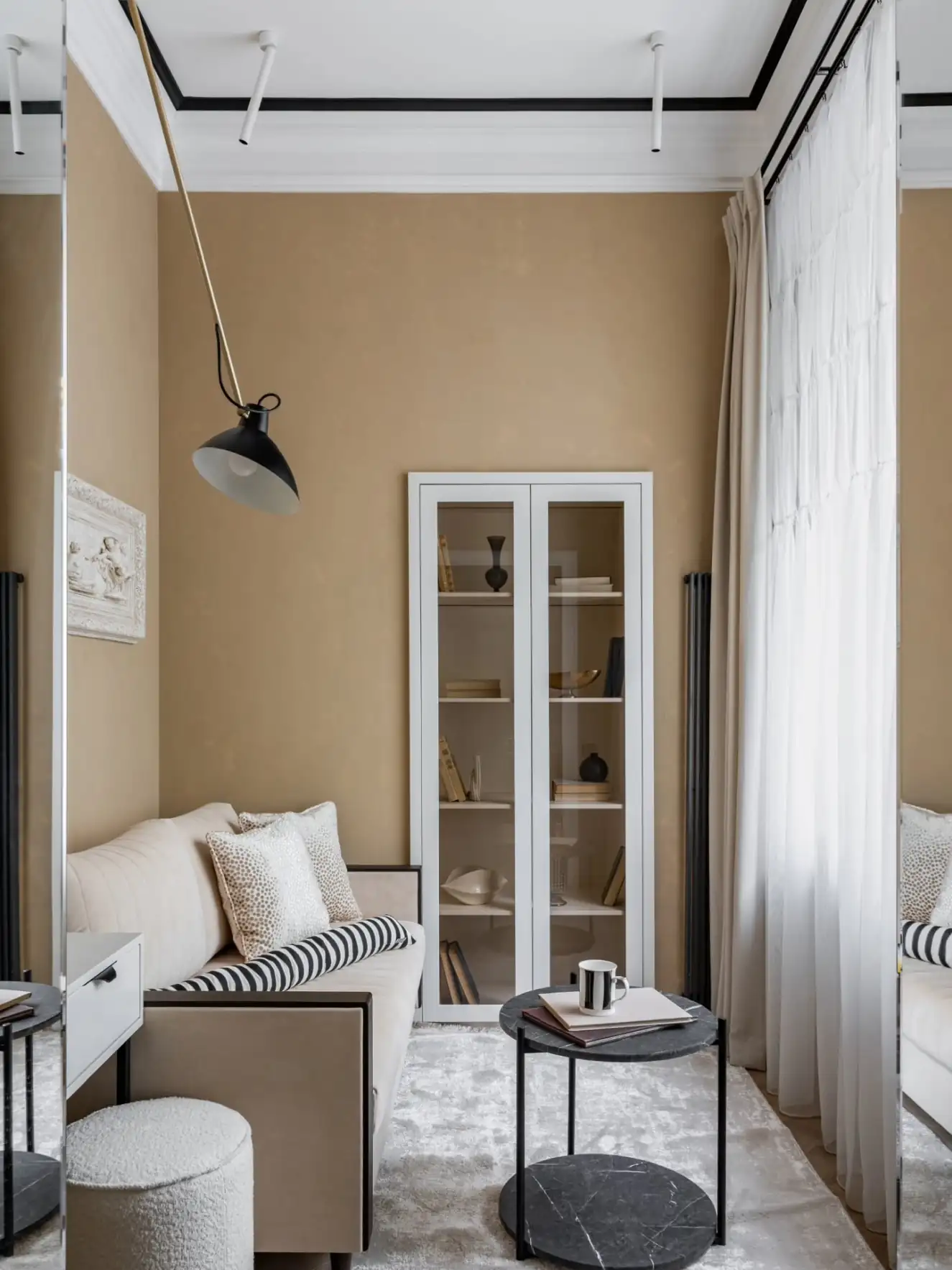 small beige living room
