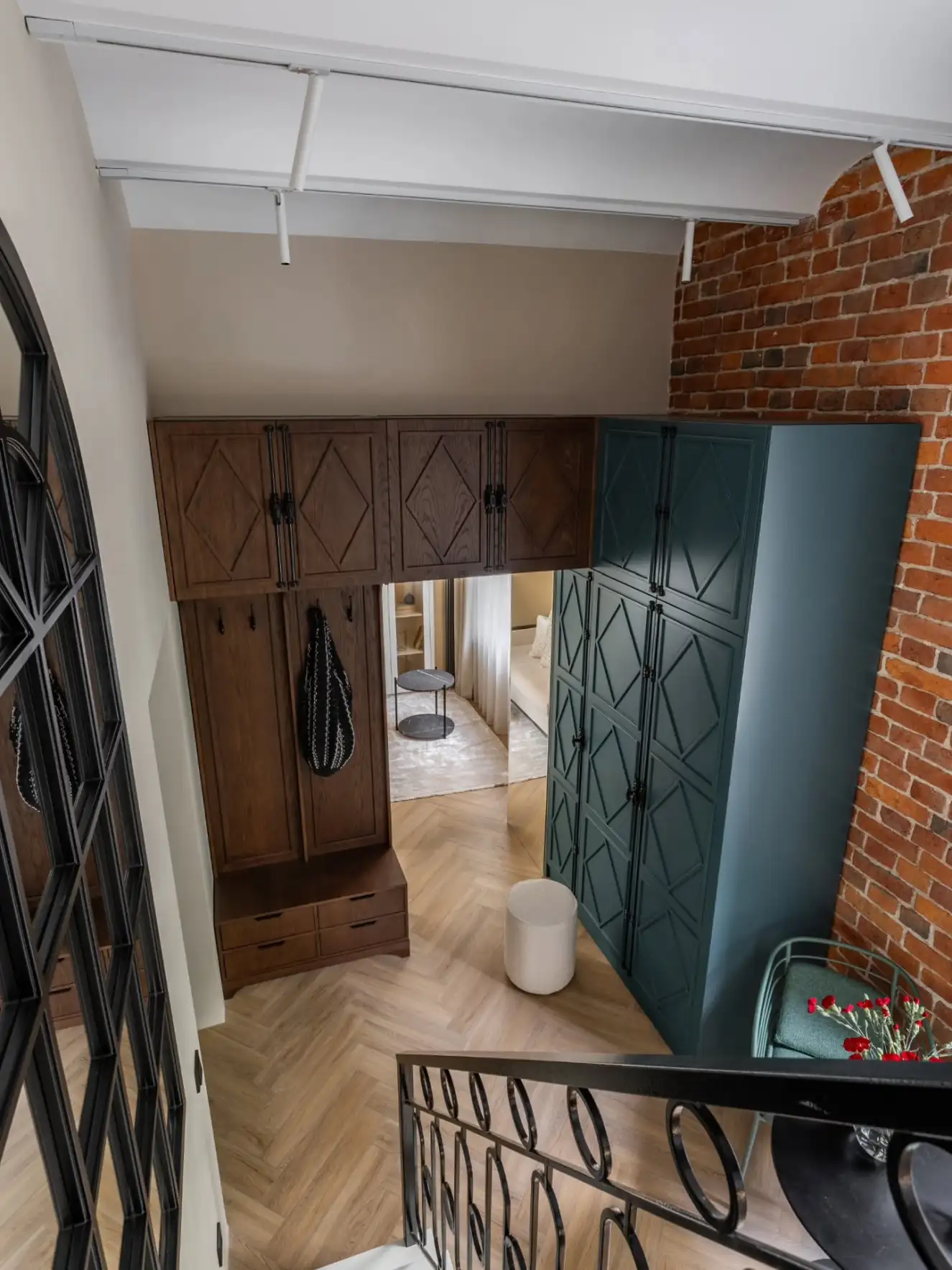  23sqm studio flat with mezzanine contemporary decor