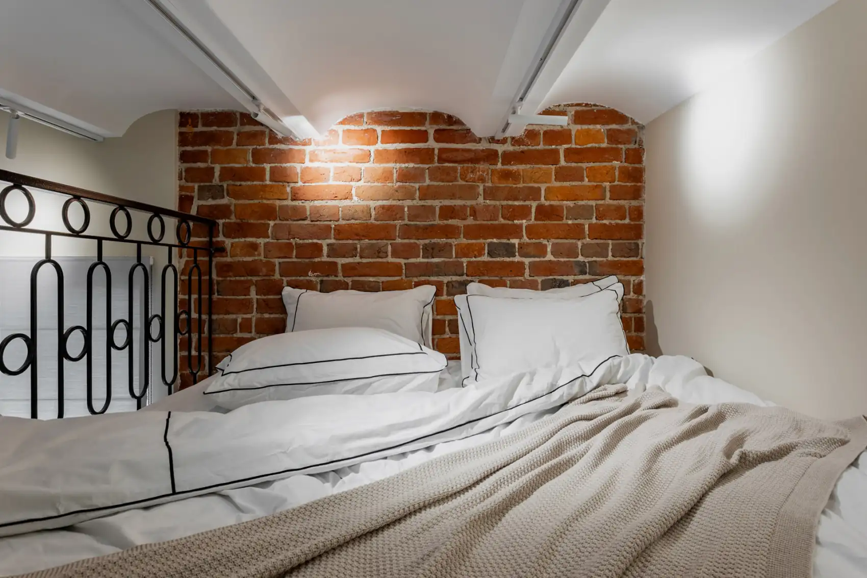  23sqm studio flat with mezzanine contemporary decor