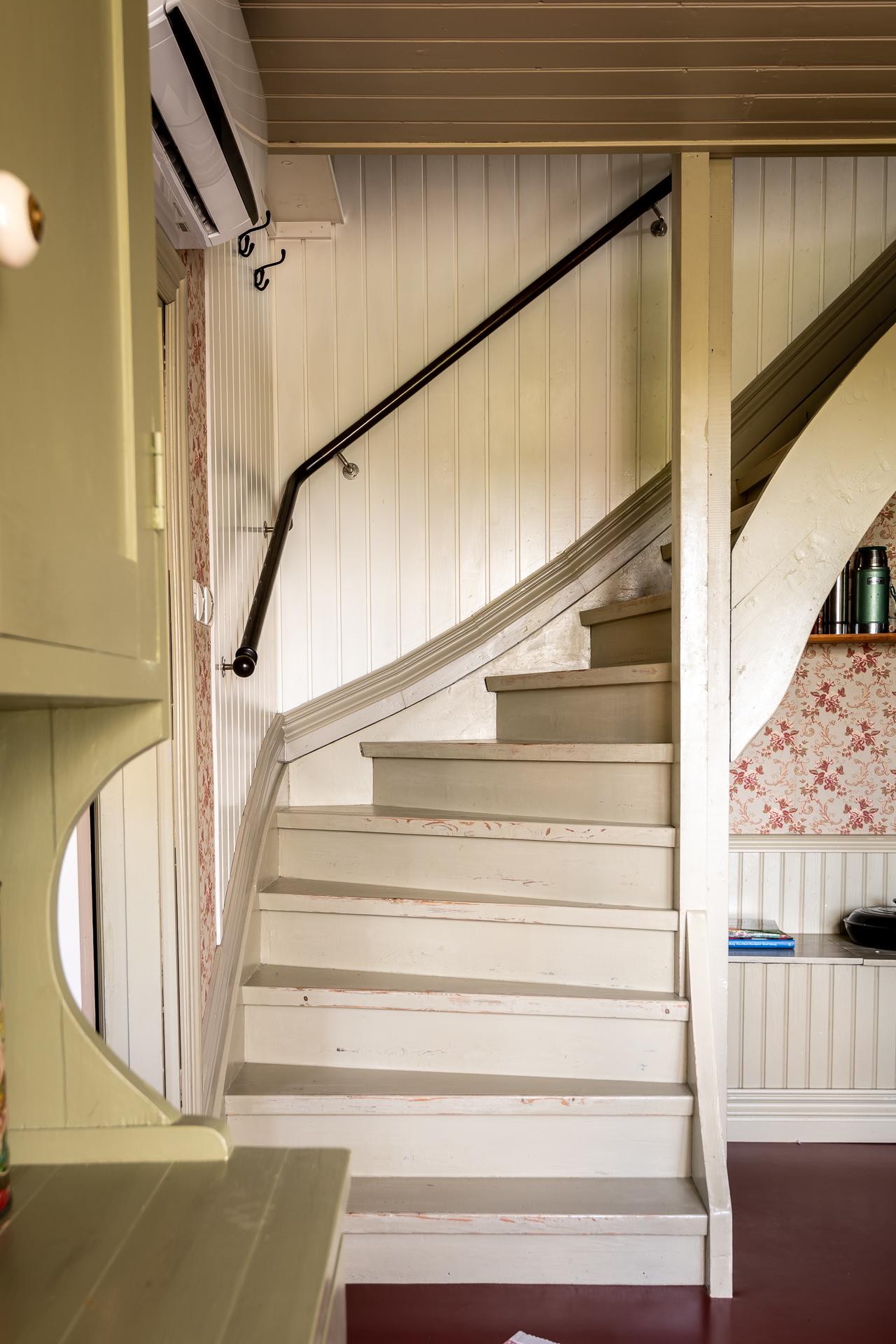 wooden staircase