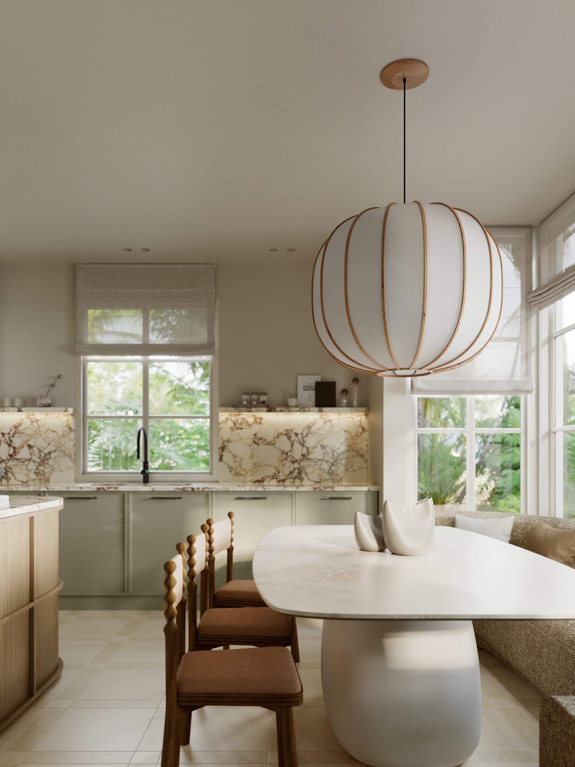 kitchen with island wood marble contemporary decor dining room kitchen with island wood marble contemporary decor dining room
