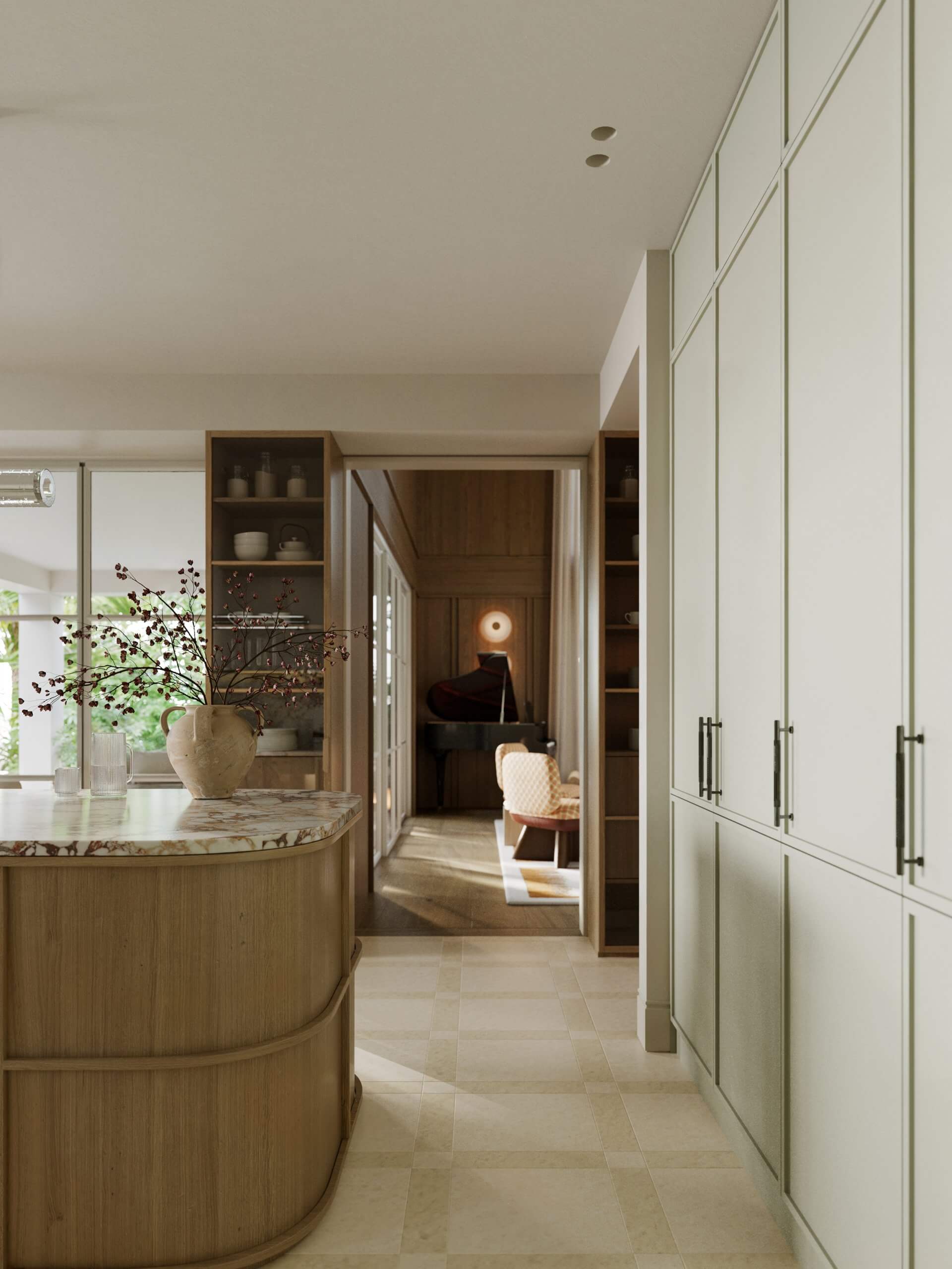 kitchen with island wood marble contemporary decor dining room kitchen with island wood marble contemporary decor dining room