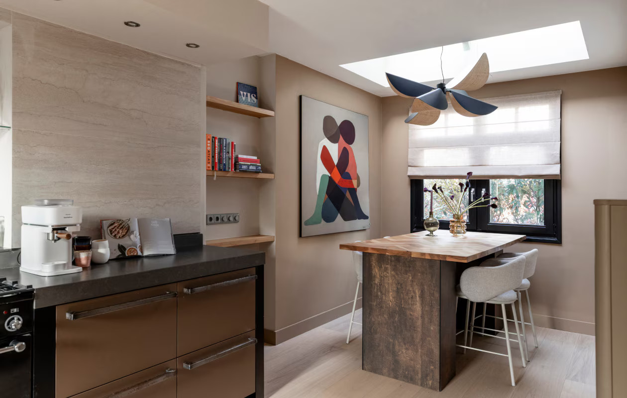 wooden kitchen contemporary decor Before & After makeover of a home wooden kitchen contemporary decor Before & After makeover of a home