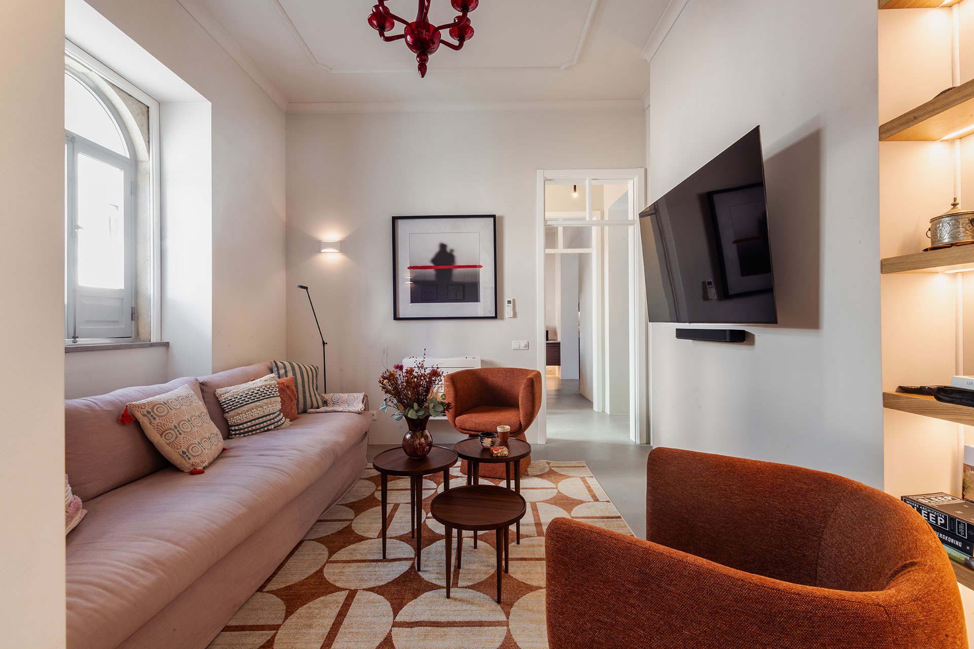 living room contemporary decor Casa Dima Algarve
