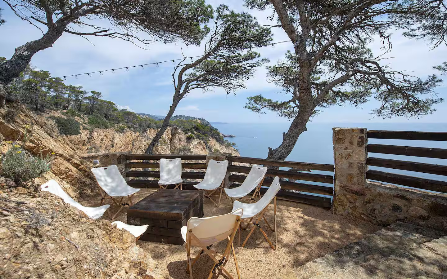 terrace Villa Sant Jaume Tossa de Mar Costa Brava Spain terrace Villa Sant Jaume Tossa de Mar Costa Brava Spain