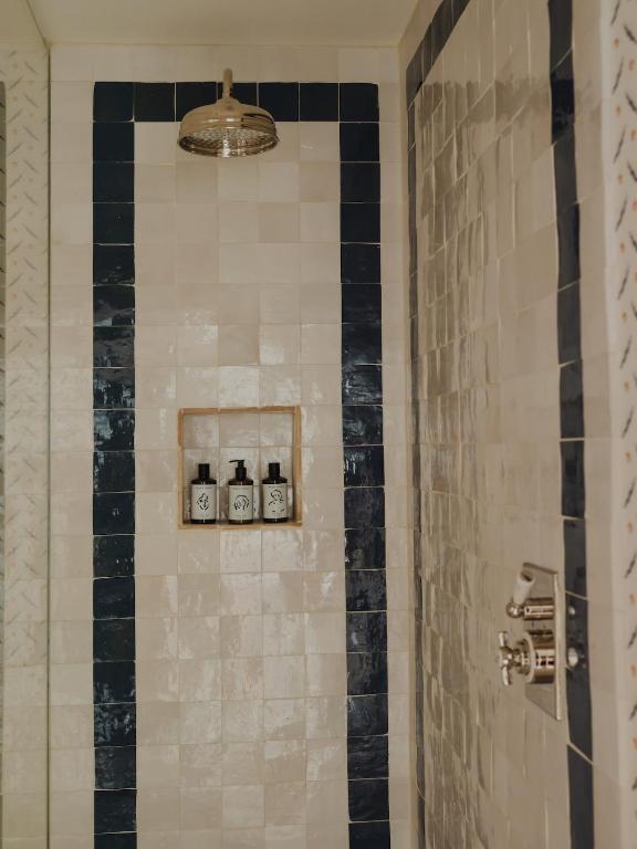zelliges tiles in shower